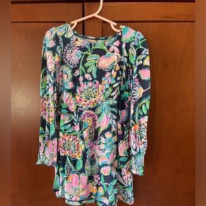 Girls Small long Sleeve, Lilly, Pulitzer dress. NWOT.